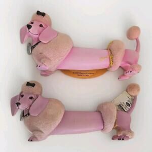 Westland Hot Diggity Dog 2005 Pink Link Poodles Dachshund